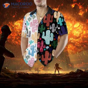 decorative cactus hawaiian shirt cute shirt for and gift lovers 4