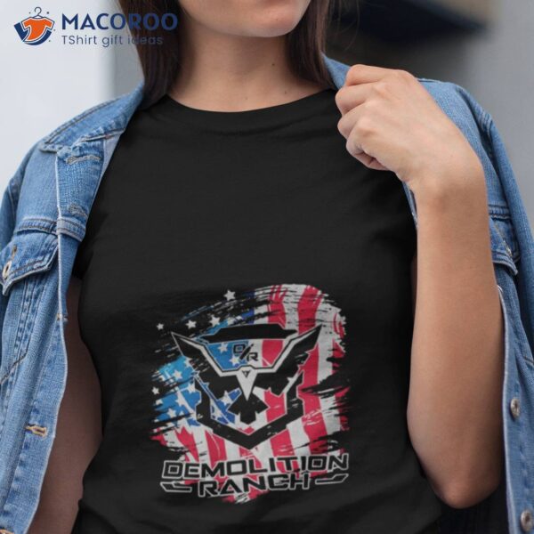 Demolition Merica American Flag Shirt