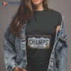 Denver Champs License Plate Shirt