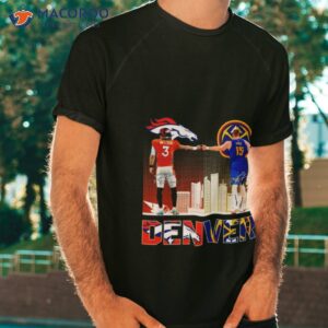 Denver City Skyline Russell Wilson Vs Nikola Jokic Signatures Shirt