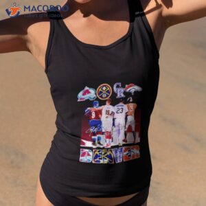 Denver Ice Hockey Basketball Baseball Football Signatures Players Shirt