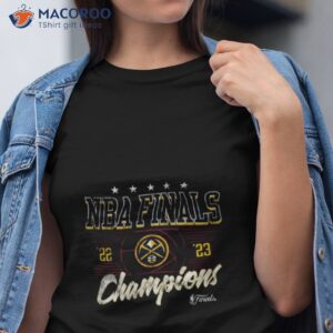 denver nuggets 2023 nba finals champions short corner gold luxe tri blend mens t shirt tshirt