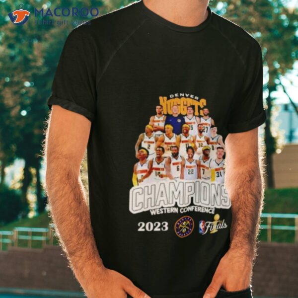 Denver Nuggets 2023 Western Conference Champions Shirt