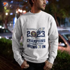 Denver Nuggets NBA Finals 2023 Champions White Blue Design Hoodie