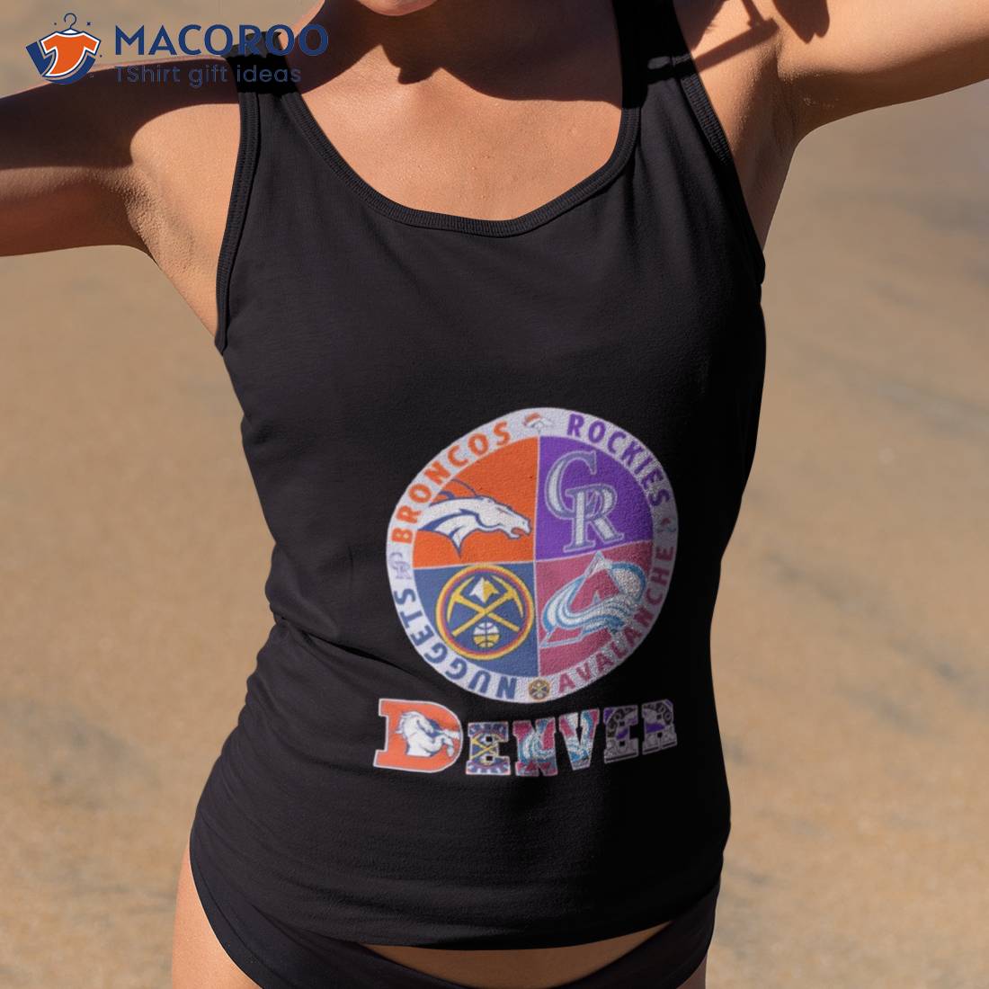 Denver Nuggets, Broncos, Rockies And Avalanche Sports Shirt Denver Nuggets, Broncos, Rockies And Avalanche Sports Shirt