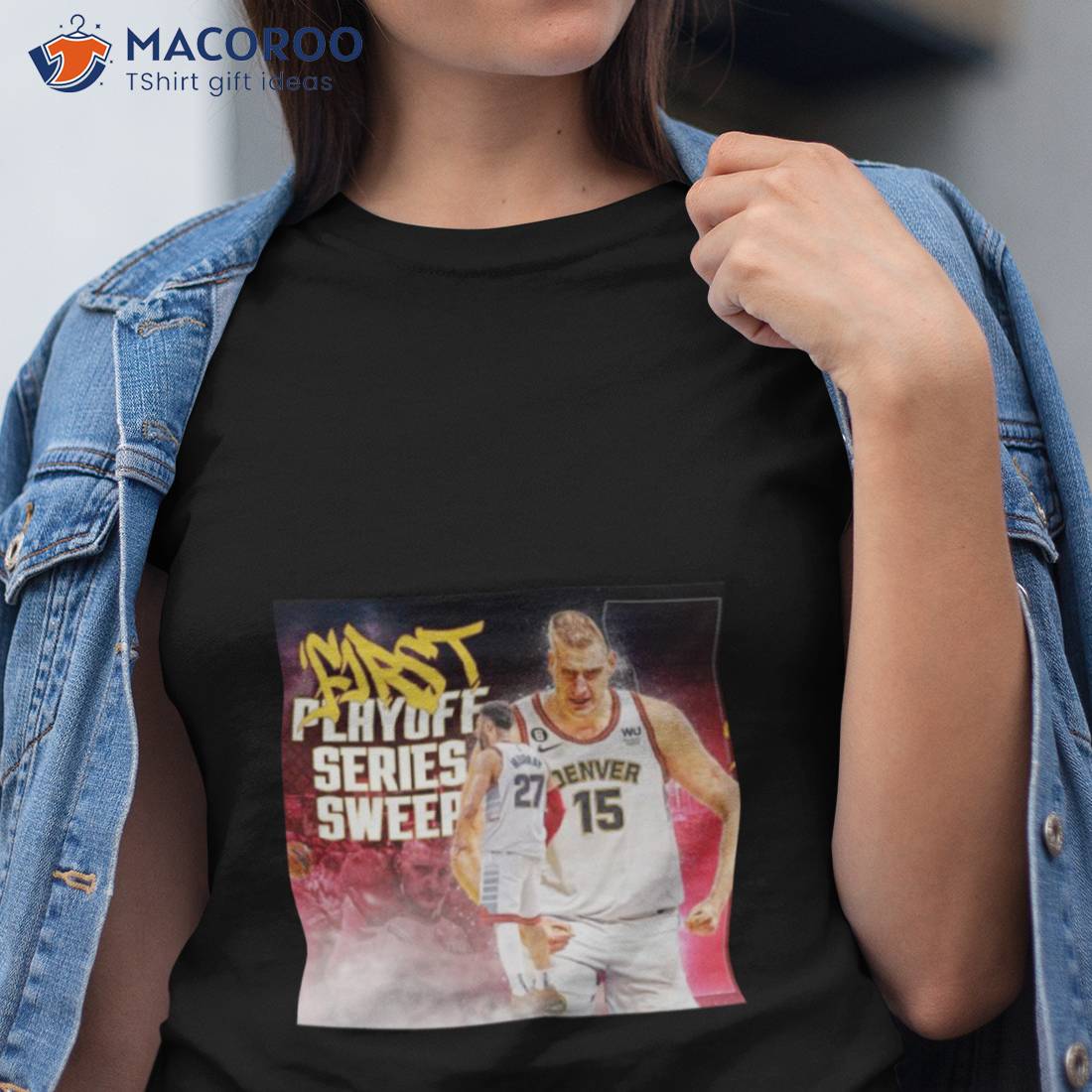 Denver Nuggets First Playoff Series Sweep 2023 Shirt Denver Nuggets First Playoff Series Sweep 2023 Shirt