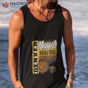 denver nuggets navy swish nba 2023 shirt tank top