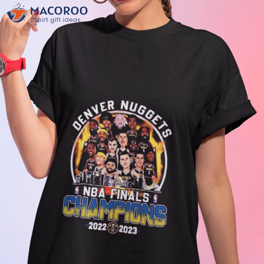 NBA caricature championship shirts over the years