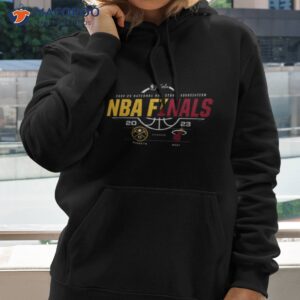 denver nuggets vs miami heat 2023 nba finals matchup t shirt hoodie