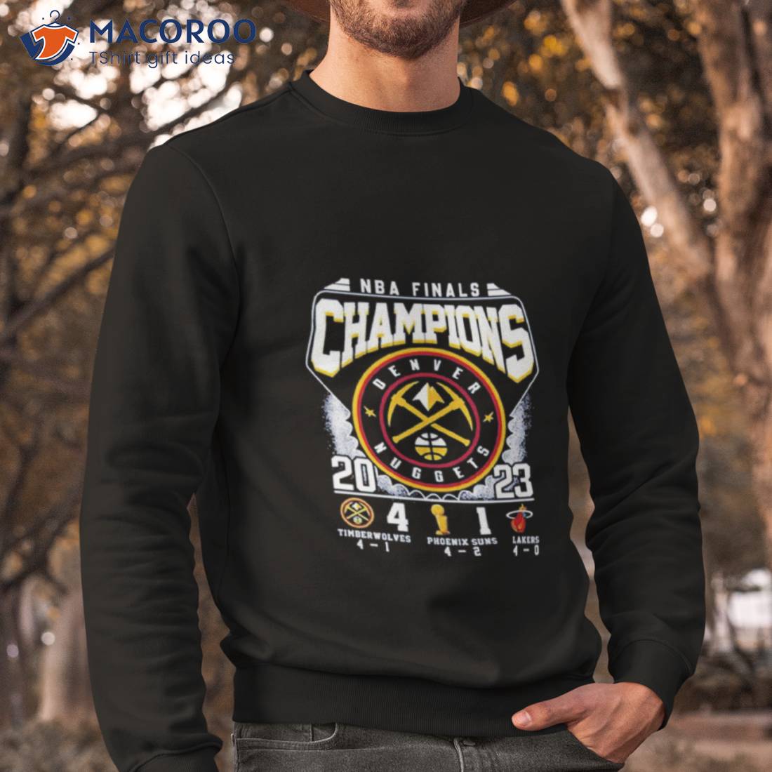 Denver Nuggets Wins 4 – 1 Miami Heat 2023 Nba Finals Champions Score Shirt Denver Nuggets Wins 4 – 1 Miami Heat 2023 Nba Finals Champions Score Shirt