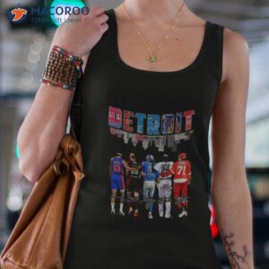 detroit all team sports skyline players 2023 signatures shirt tank top 4