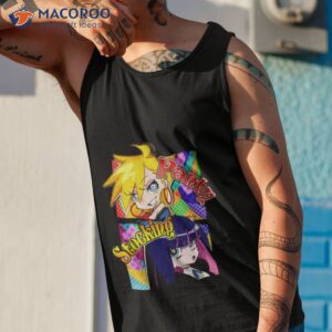 Devilish Angels Panty And Stocking Anime Arshirt 3 devilish angels panty and stocking anime art shirt tank top 1