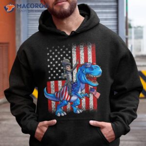 dino abraham lincoln 4th of july shirt boys american flag hoodie