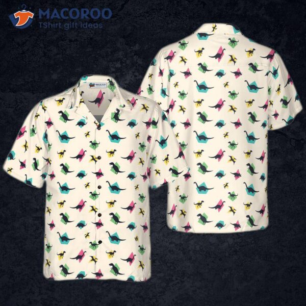 Dinosaur-shaped Hawaiian Shirt