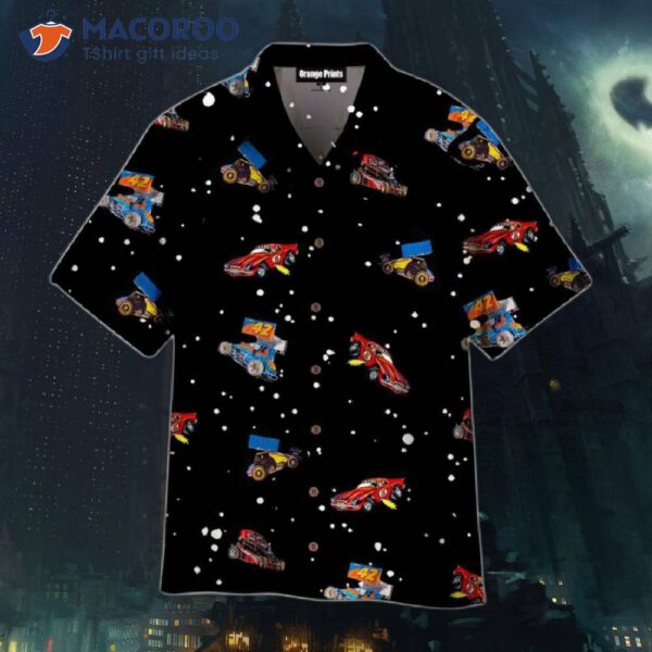 Dirt Track Racing Hawaiian Shirts