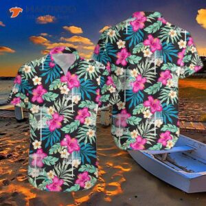 Disc Golf Hibiscus Tropical Hawaiian Shirts