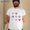 Disney Mickey And Friends Fourth Of July Flag Filled Icons Shirt