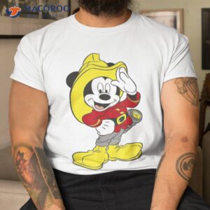 disney mickey mouse firefighter outfit shirt tshirt
