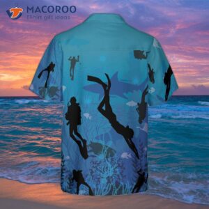 diving into ocean life hawaiian shirt 1