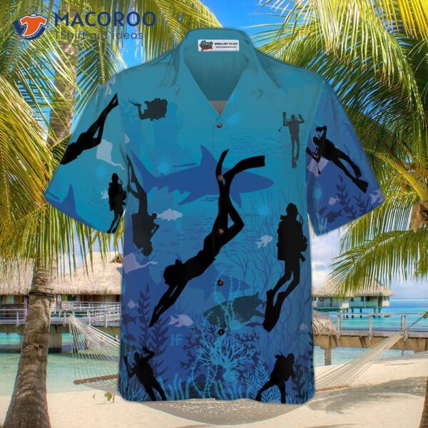 Diving Into Ocean Life Hawaiian Shirt