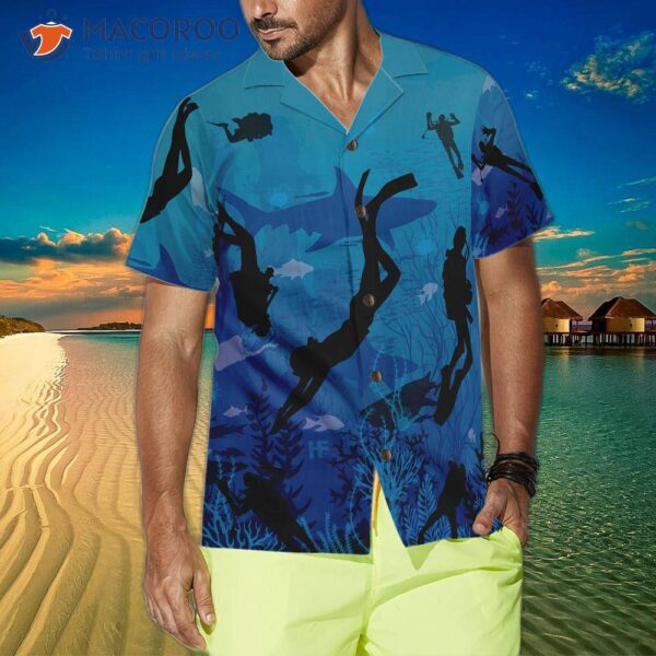 Diving Into Ocean Life Hawaiian Shirt