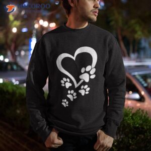Dog Paw Heart Baby Dogs - Paws Hearts Shirt 2 dog paw heart baby dogs paws hearts shirt sweatshirt
