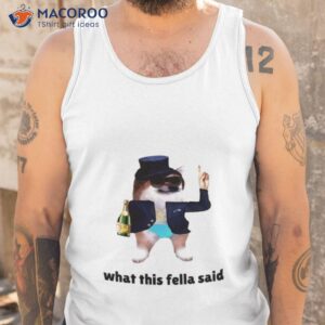 dogecoin what this fella said shirt tank top