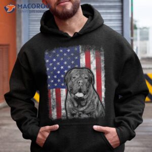 dogue de bordeaux american flag patriotic dog 4th of july shirt hoodie