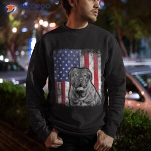 dogue de bordeaux american flag patriotic dog 4th of july shirt sweatshirt