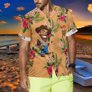 don t mess with a cowboy hawaiian shirt 2