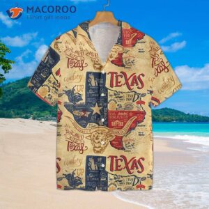 don t mess with texas longhorns shirt casual short sleeve state of hawaiian shirt for patriotic gift idea 2