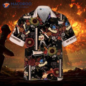 don t mess with the ironworker hawaiian shirt 2