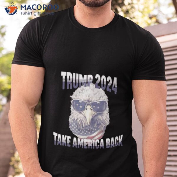 Donald Trump 2024 Take America Back American Flag Shirt