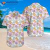 Donut And Coffee Seamless Pattern Hawaiian Shirt