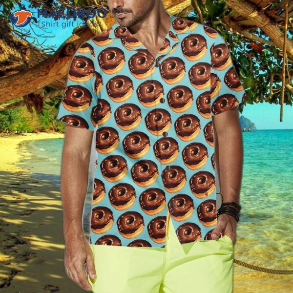 “donut Lover’s Hawaiian Shirt For “