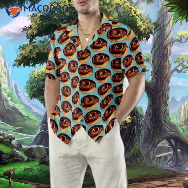 “donut Lover’s Hawaiian Shirt For “