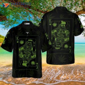 Dope Marijuana King Card Hawaiian-style Shirt