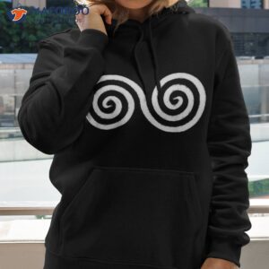 double spiral symbol shirt hoodie