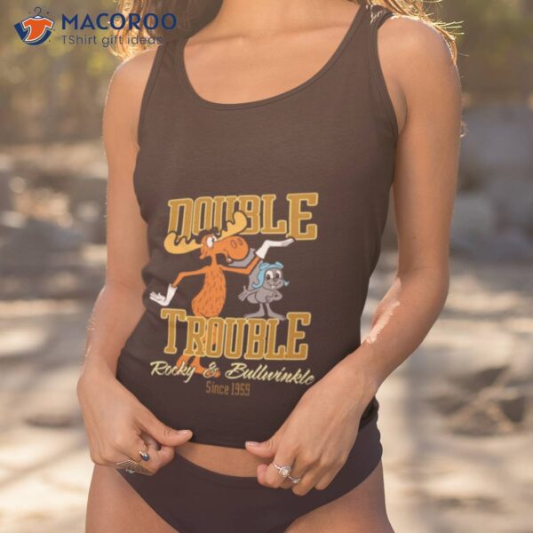 Double Trouble Rocky And Bullwinkle Shirt