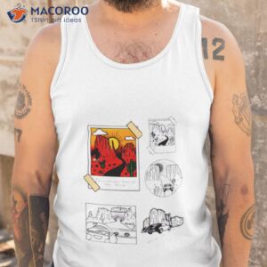 drag racing through the canyon shirt tank top