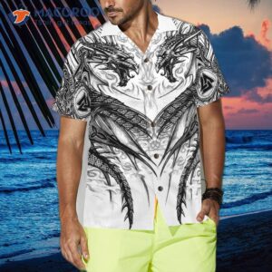 dragon 3d hawaiian shirt 3