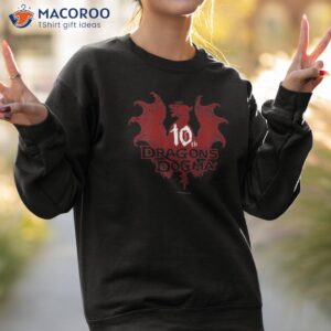 dragon s dogma 10th anniversary logo b shirt sweatshirt 2