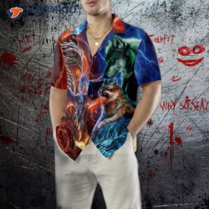 dragon vs wolves hawaiian shirt 3