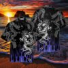 Dragon With Blue Flame Hawaiian Shirt