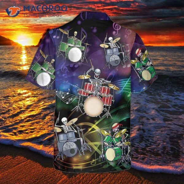 Drummer To The Bone Hawaiian Shirt, Cool Drum Best Gift For Drummers