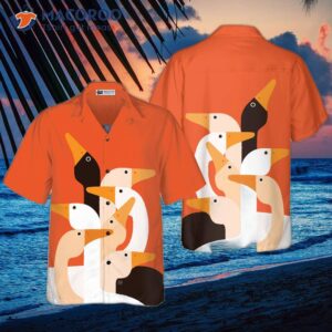 Ducks On An Hawaiian Art Shirt