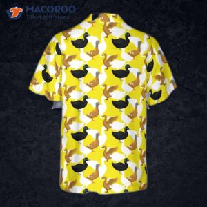 ducks on the farm hawaiian shirt 1
