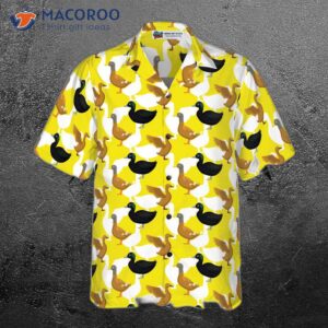 ducks on the farm hawaiian shirt 2