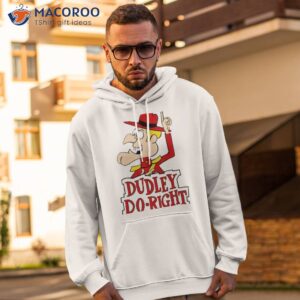 dudley do right rocky and bullwinkle red shirt hoodie 2