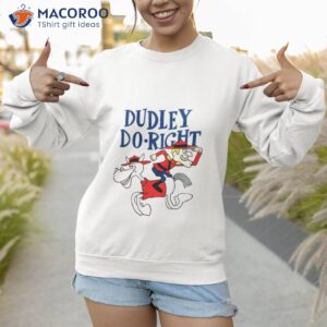 Dudley Riding Horse Backwards Rocky And Bullwinkle Shirt 2 dudley riding horse backwards rocky and bullwinkle shirt sweatshirt